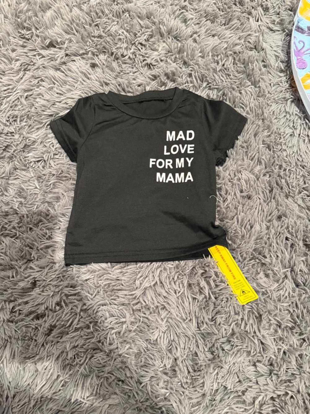Kids Black 'Mad Love For My Mama' Graphic Tee